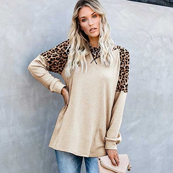 Lovely Melody Tops - Lovely Melody Cheetah Sweatshirt